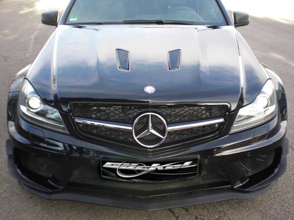 Grille Sport For Mercedes W4 S4 Black Chrome C63 Amg Look Car Tuning Styling Body Exterior Styling