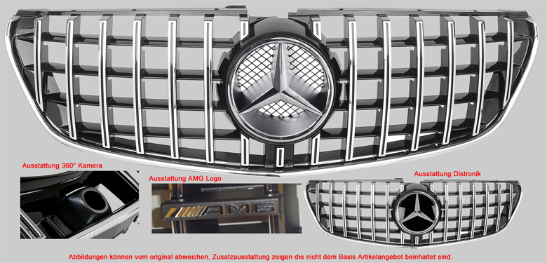 Carbon Kühlergrill für Mercedes V-Klasse | TopCar Design